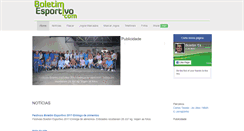 Desktop Screenshot of boletimesportivo.com