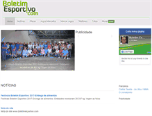 Tablet Screenshot of boletimesportivo.com